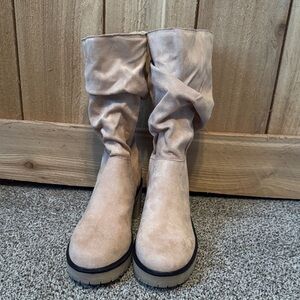 Nude/Light Beige Women's Boots